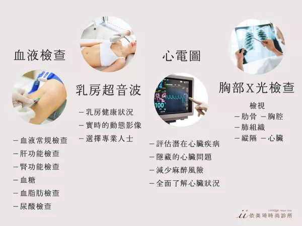 隆乳手術術前檢查項目