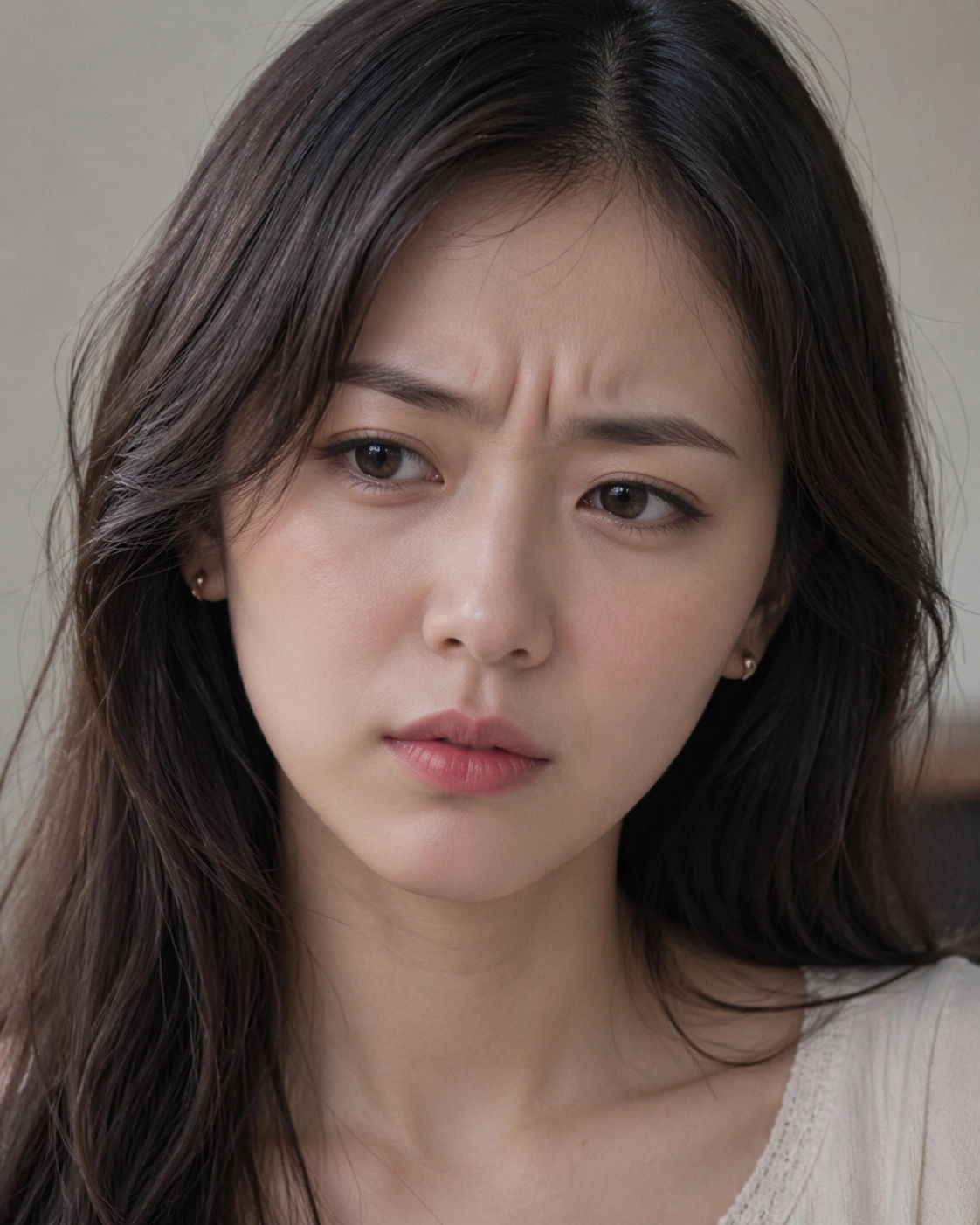 眉間紋就是出現在兩眉之間的皺紋