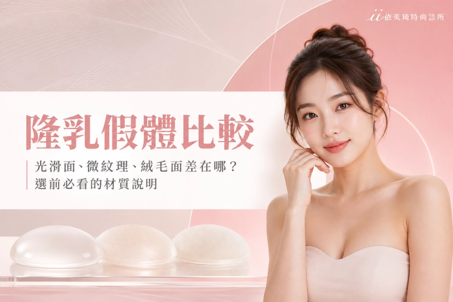 隆乳假體比較:光滑面、微紋理、絨毛面差在哪?選前必看的材質說明