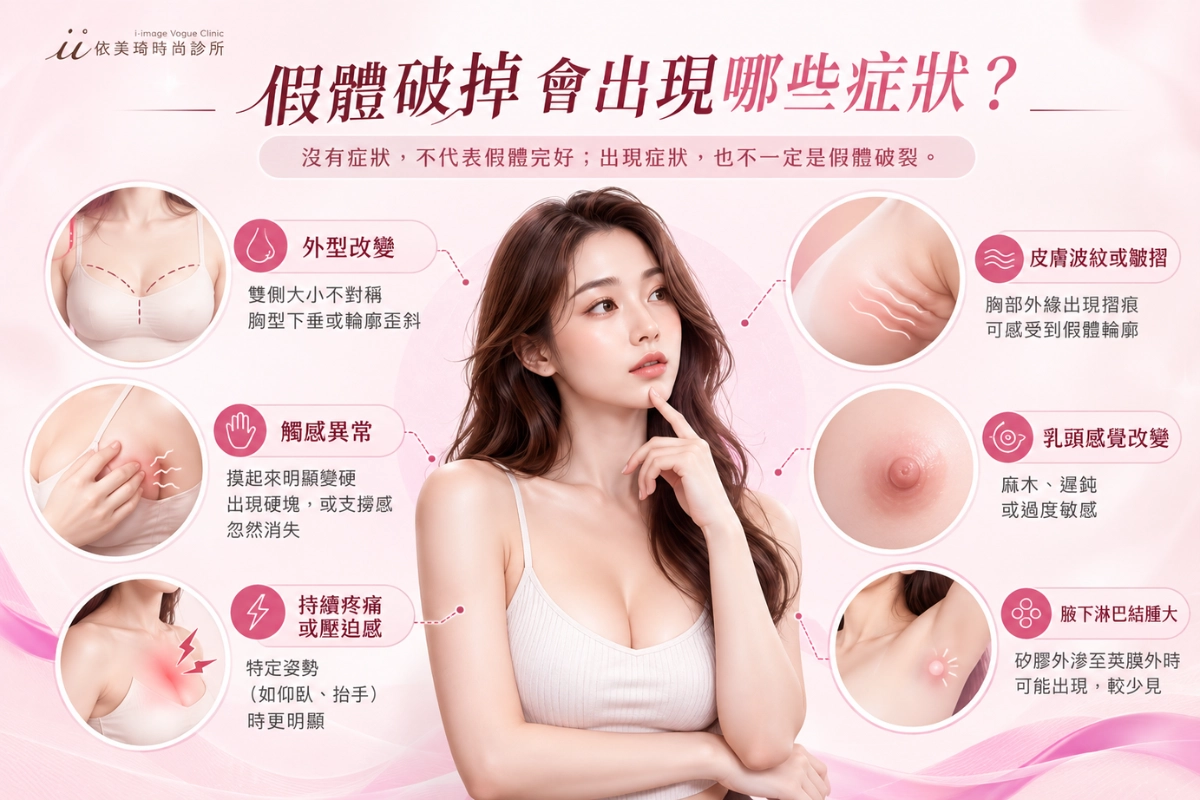 假體破掉會出現哪些症狀